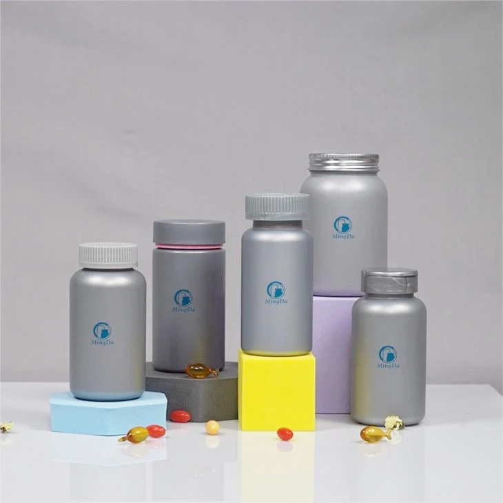 Herbal HDPE Round Bottle
